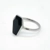 Mysticum Luna Crypt Coffin Ring - Black