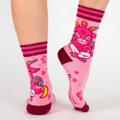 FootClothes Cute Baphomet Socks