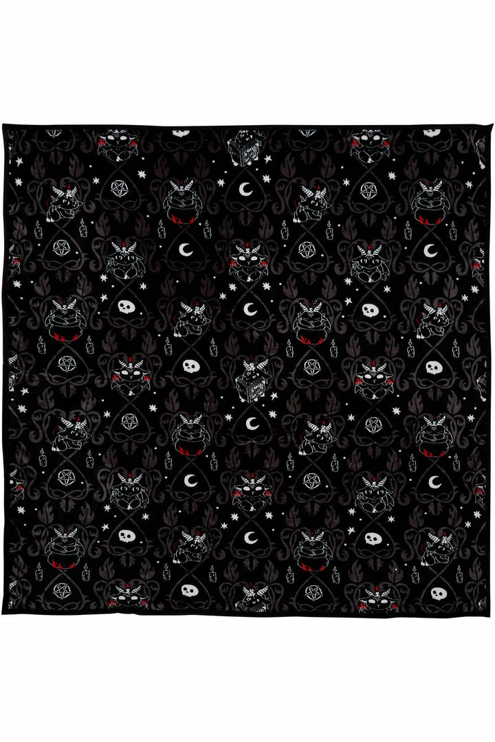 Killstar Housewares Devil Details Blanket 3 Killstar Housewares Devil Details Blanket