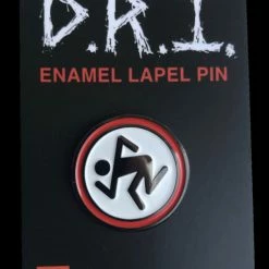 Atom Age Industries D.R.I. Skanking Man Logo Enamel Pin Pins