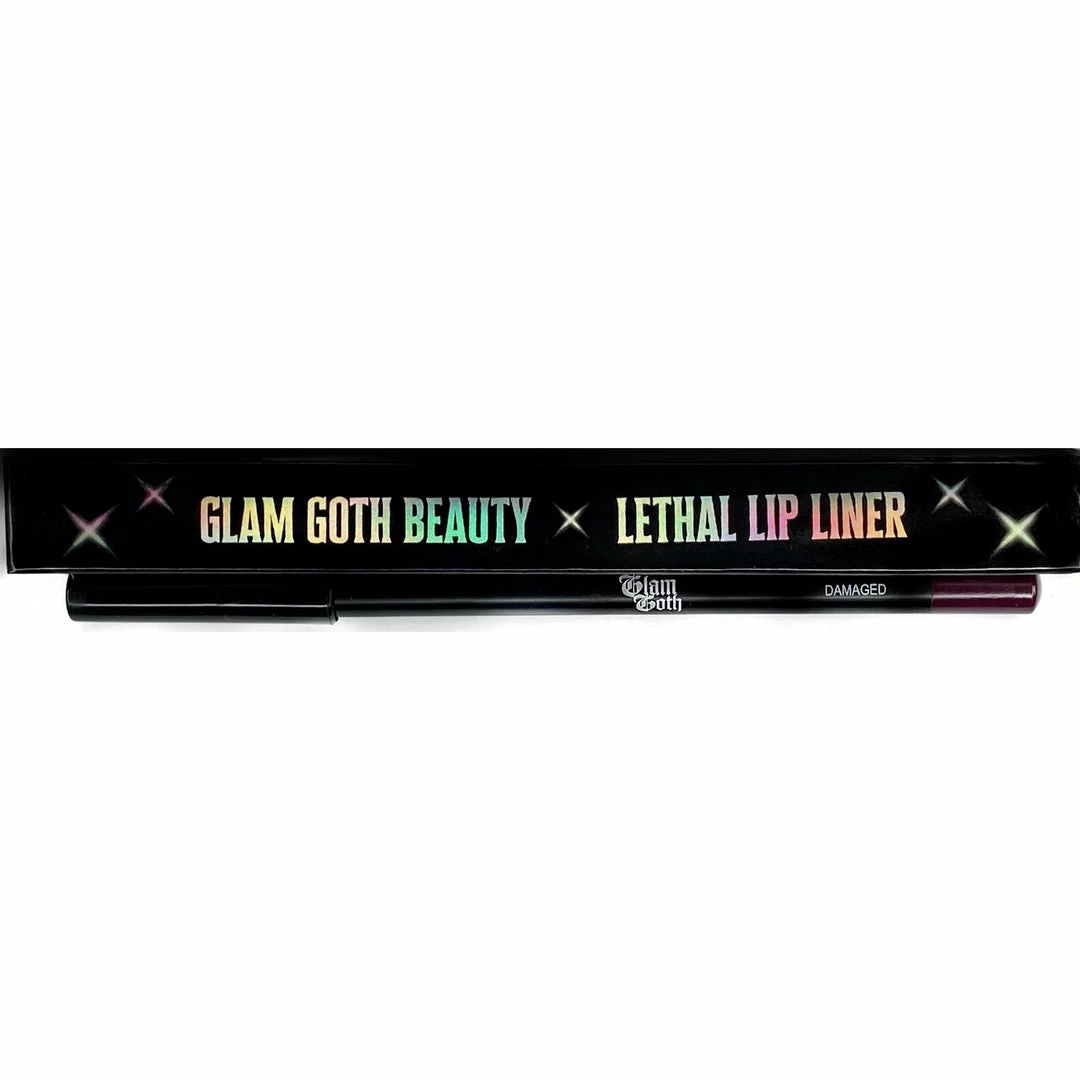 Glam Goth Beauty Damaged - Matte Plum Pencil Liner Hair And Makeup 4 Glam Goth Beauty Damaged - Matte Plum Pencil Liner Hair And Makeup