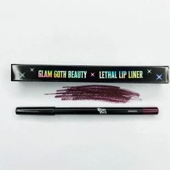 Glam Goth Beauty Damaged - Matte Plum Pencil Liner Hair And Makeup 9 Glam Goth Beauty Damaged - Matte Plum Pencil Liner Hair And Makeup