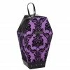 Rock Rebel Damask Coffin Backpack In Purple Bags & Backpacks 1 Rock Rebel Damask Coffin Backpack In Purple Bags & Backpacks