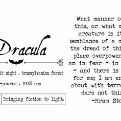 Get Fictional Gift Ideas Dracula - Candle