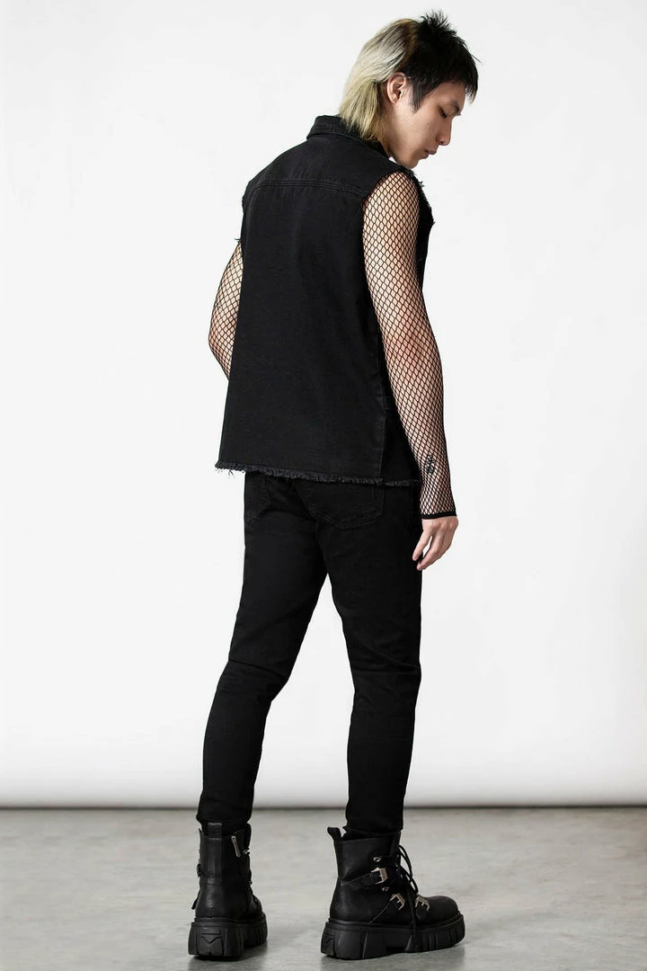 Killstar Ervin Button-Up Vest Men's Stuff 5 Killstar Ervin Button-Up Vest Men's Stuff