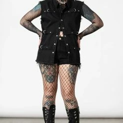 Killstar Ervin Button-Up Vest Men's Stuff 20 Killstar Ervin Button-Up Vest Men's Stuff