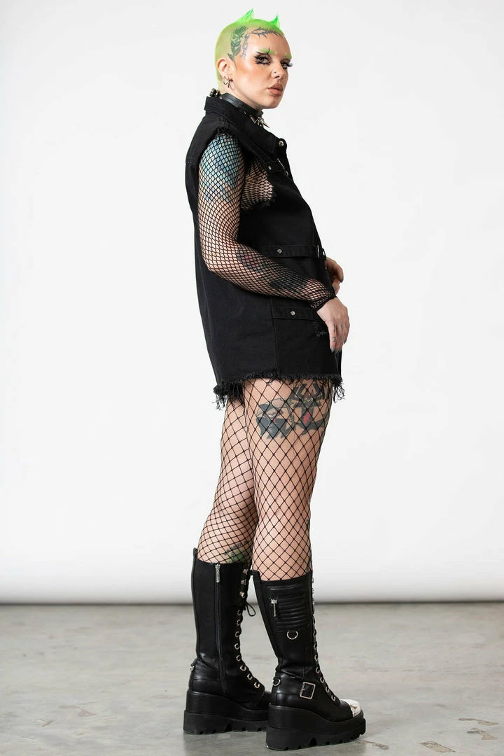 Killstar Ervin Button-Up Vest Men's Stuff 7 Killstar Ervin Button-Up Vest Men's Stuff