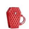 Lux De Ville Bags & Backpacks Elvira Coffin Mini Tote Venom Red Sparkle