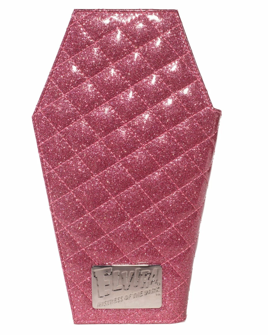 Lux De Ville Bags & Backpacks Elvira Coffin Wallet Clutch Bubbly Pink Sparkle 4 Lux De Ville Bags & Backpacks Elvira Coffin Wallet Clutch Bubbly Pink Sparkle