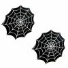 Neva Nude Freaking Awesome Glitter Blacklight Spider Web Nipple Cover Pasties Accessories