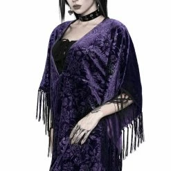 Killstar Women's Stuff Fang Velvet Kimono