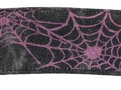 Funk Plus Wristbands And Cuffs Purple Spider Net Denim Bracelet