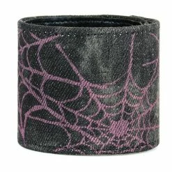 Funk Plus Wristbands And Cuffs Purple Spider Net Denim Bracelet