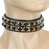 Funk Plus 2 Row 1/2" Stud Choker Chokers And Collars