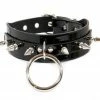 Funk Plus Spike Sub Bondage Choker - Black Vinyl Men's Stuff