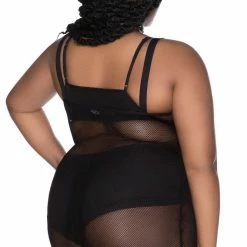 Killstar Feral AF Fishnet Dress - Black Women's Stuff