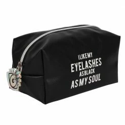 Gothic Gifts Gift Ideas As Black As My Soul Makeup Bag