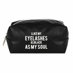 Gothic Gifts Gift Ideas As Black As My Soul Makeup Bag