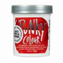 Punky Colour, Semi-Permanent Conditioning Hair Color, Fire, 3.5 Fl Oz Hair And Makeup