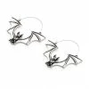 BodyVibe Flying Vampire Bat Plug Hoops Jewelry