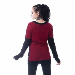 Heartless Fraction Top – Black/Red