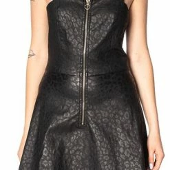 Banned Women's Stuff Glam Goth Leo Dress
