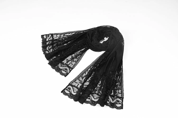 Punk Rave Bat Lace Shawl Accessories 8 Punk Rave Bat Lace Shawl Accessories