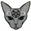 Extreme Largeness Gift Ideas Gothic Cat Patch