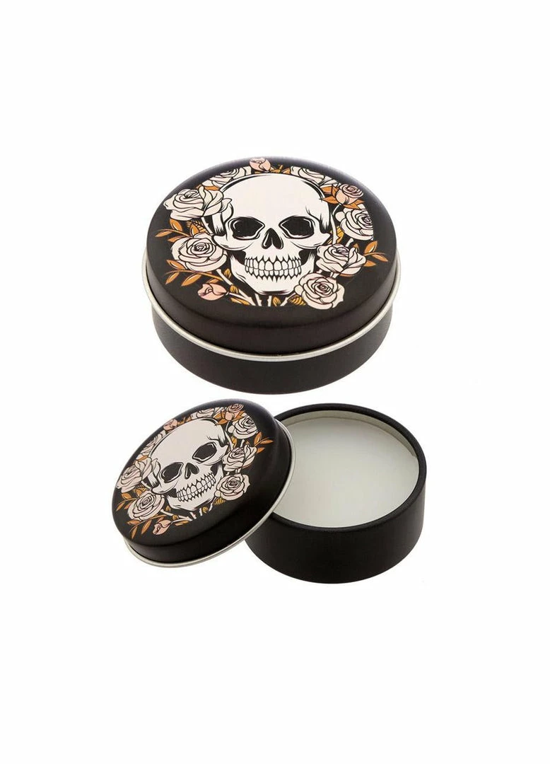 Other Gothic Gifts Skull & Roses Coconut Lip Balm Tin 4 Other Gothic Gifts Skull & Roses Coconut Lip Balm Tin