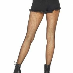 Leg Avenue Gun Metal Stud Fishnet Tights