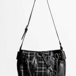 Killstar Harley Chain Bag [ASH TARTAN] Bags & Backpacks
