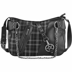 Killstar Harley Chain Bag [ASH TARTAN] Bags & Backpacks