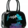 Rock Rebel Blue Bride Bowler Handbag 2 Rock Rebel Blue Bride Bowler Handbag