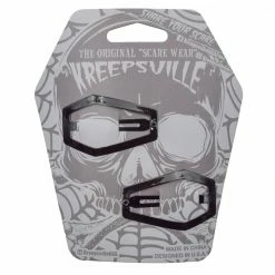 Kreepsville666 Coffin Snap Hair Clip - Black Accessories