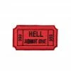 Project Pinup Hell Admit One 666 Gothic Iron On Embroidered Patch Gift Ideas 2 Project Pinup Hell Admit One 666 Gothic Iron On Embroidered Patch Gift Ideas