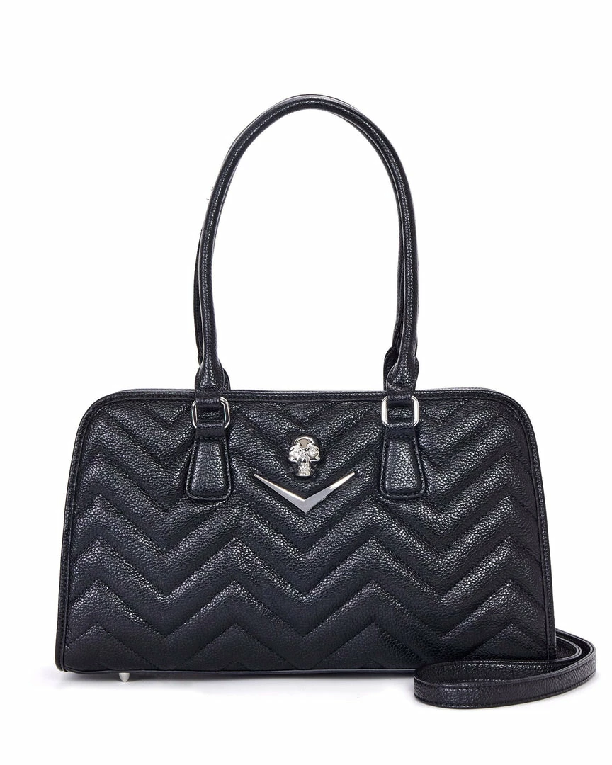 Lux De Ville Hellraiser Tote Black And Red Venom Sparkle Bags & Backpacks 4 Lux De Ville Hellraiser Tote Black And Red Venom Sparkle Bags & Backpacks