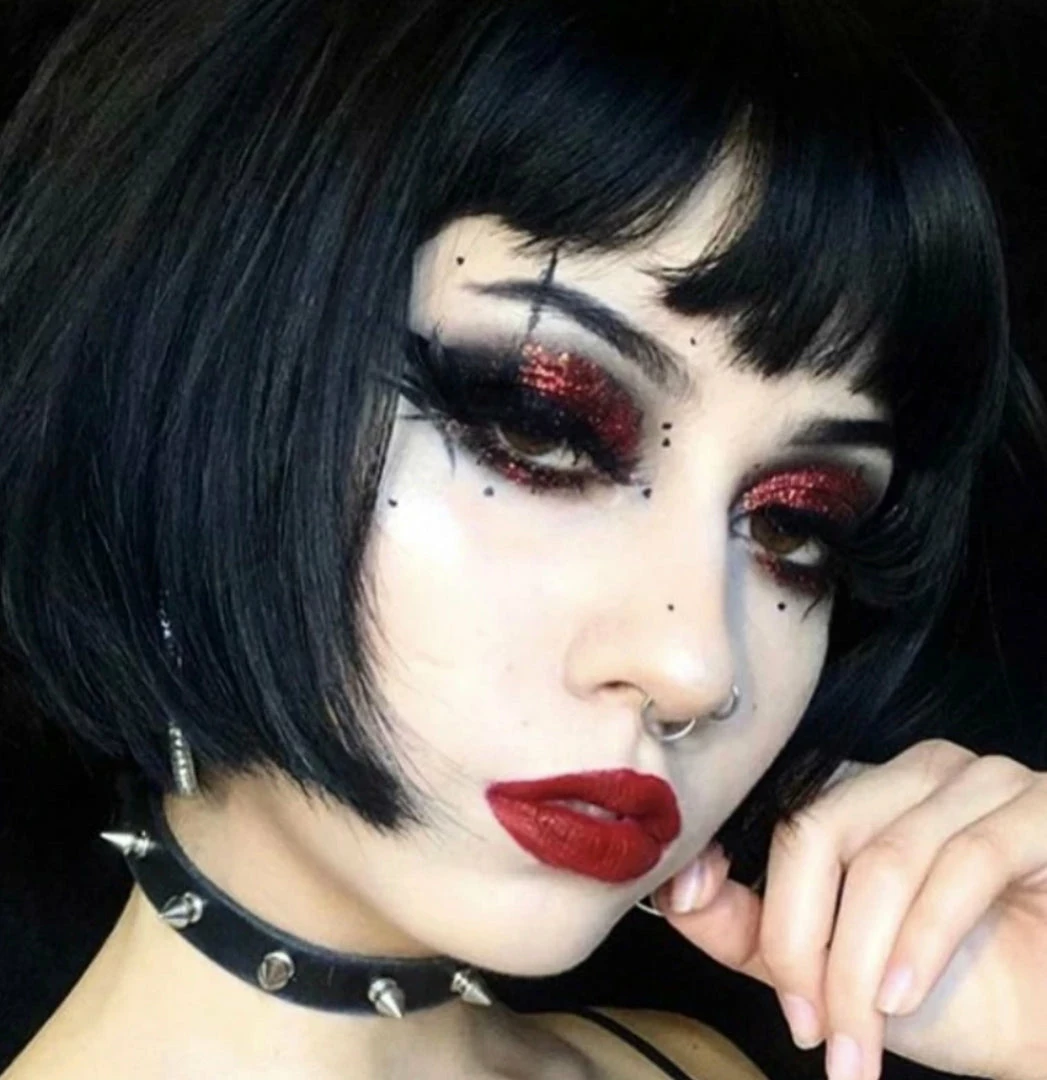 Glam Goth Beauty Inferno - Red Body Glitter 5 Glam Goth Beauty Inferno - Red Body Glitter