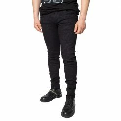 Kreepsville666 Death Repeat Black Skinny Jeans Men's Stuff