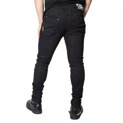 Kreepsville666 Death Repeat Black Skinny Jeans Men's Stuff