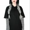 Killstar Jax Hooded Top - Black & White Men's Stuff 2 Killstar Jax Hooded Top - Black & White Men's Stuff