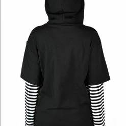 Killstar Jax Hooded Top - Black & White Men's Stuff 9 Killstar Jax Hooded Top - Black & White Men's Stuff