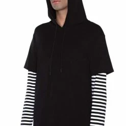 Killstar Jax Hooded Top - Black & White Men's Stuff 8 Killstar Jax Hooded Top - Black & White Men's Stuff