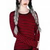 Killstar Jett Long Sleeve Top - Blood Women's Stuff