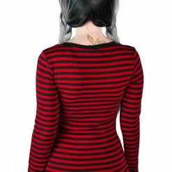 Killstar Jett Long Sleeve Top - Blood Women's Stuff