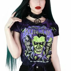 Killstar Kon-Tiki Tie Dye Top Plus Size