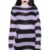 Killstar Lavender Mist Knit Sweater 2 Killstar Lavender Mist Knit Sweater