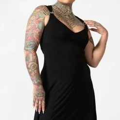 Killstar Women's Stuff Lawless Lace-Up Dress