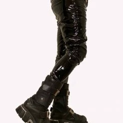 Lip Service Skinny PVC Vinyl Stretch Jeans