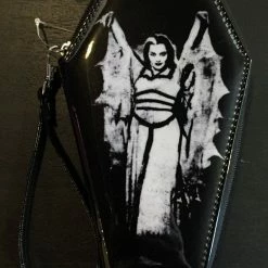 Rock Rebel Lily Bat Coffin Wallet Wallets