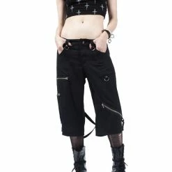 Lip Service Dagger Print Baby Tee Women's Stuff